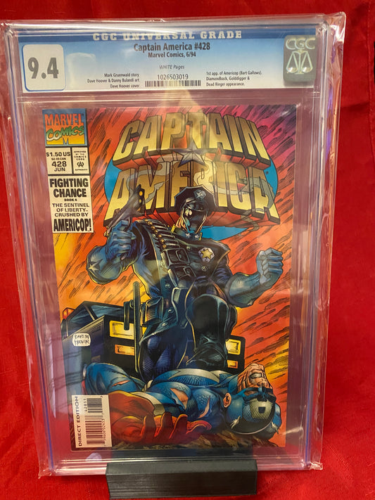 Captain America #428 (Marvel 1994) CGC 9.4  **KEY-1st App. of Americop**