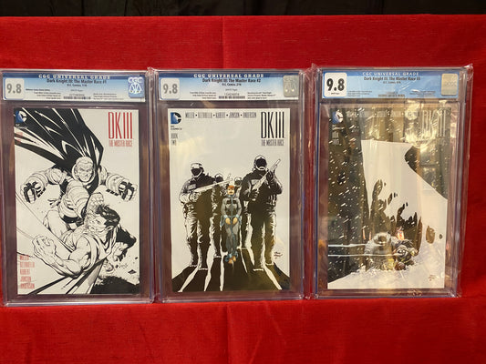 Dark Knight III: The Master Race set 1,2, and 3 (DC 2016) All CGC 9.8