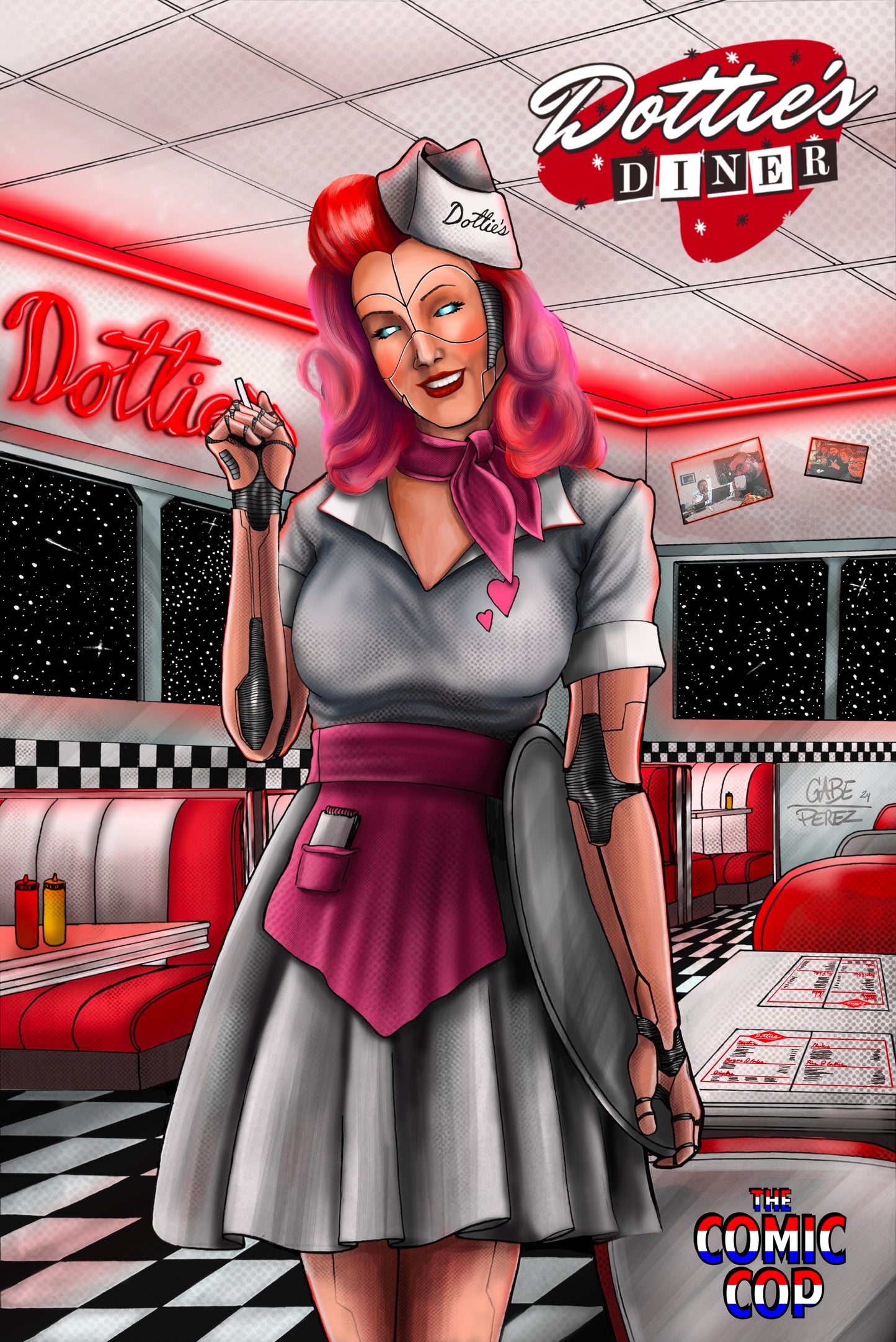 Dottie's Diner: Comic Cop Exclusive (Trade Cover)