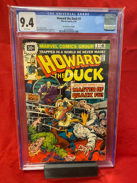 Howard the Duck #3 (Marvel 1976) CGC 9.4 **30 Cent Price Variant**