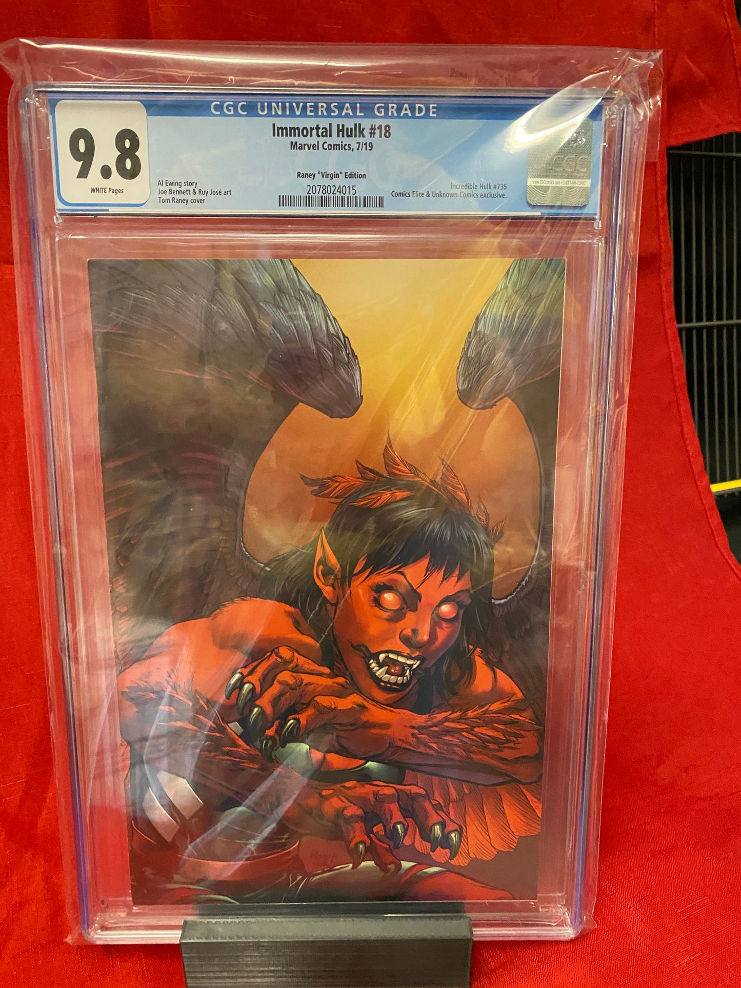 Immortal Hulk #18 Raney Virgin Edition (Marvel 2019) CGC 9.8