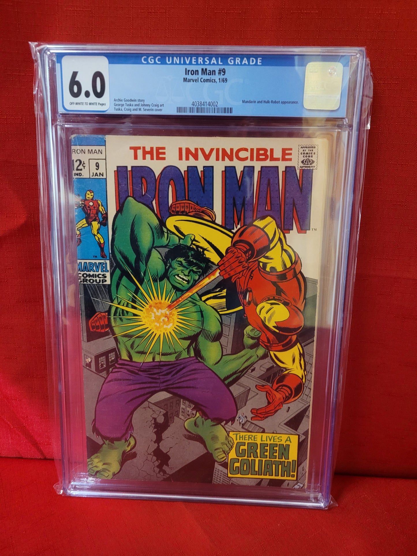 Iron Man  #9 CGC 6.0