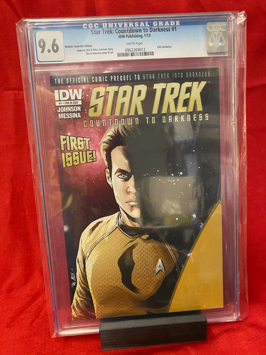 Star Trek: Countdown to Darkness #1 (IDW 2013) CGC Retailer Incentive LTD 100