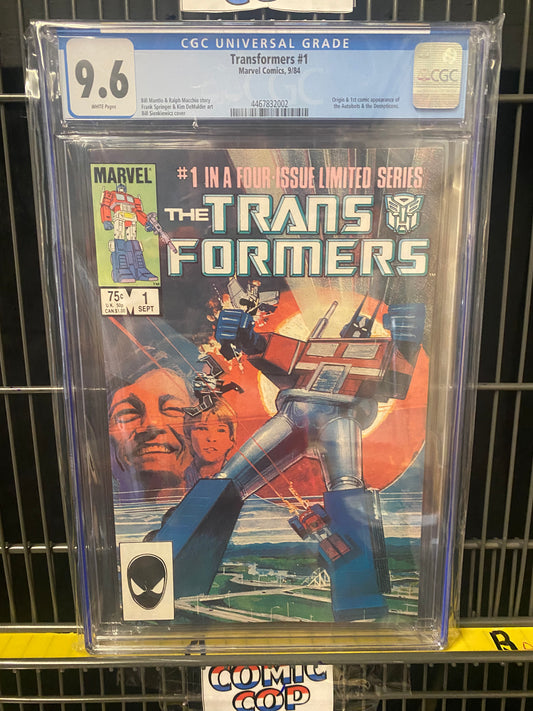 Transformers #1 CGC 9.6!!