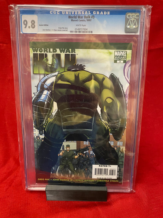 World War Hulk #3 Romita Variant (Marvel 2007) CGC 9.8