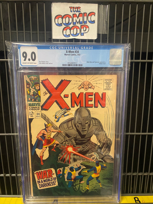 X-Men #34 CGC 9.0!