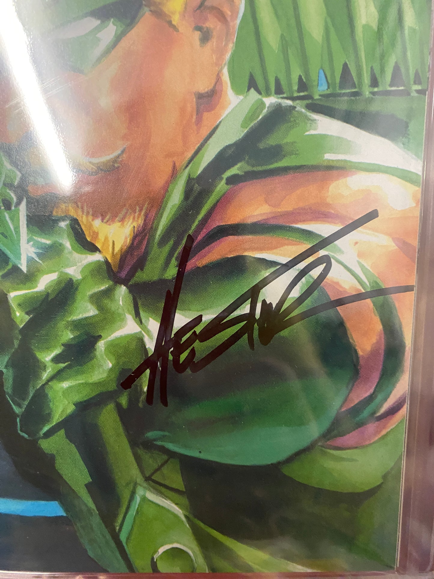 Green Arrow #15 Signed by Phil Hester CBCS 8.5