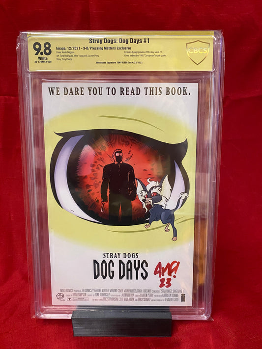 Stray Dogs: Dog Days #1 3/D Pressing Exclusive signed by Tony Fleecs (Image 2021) CBCS 9.8