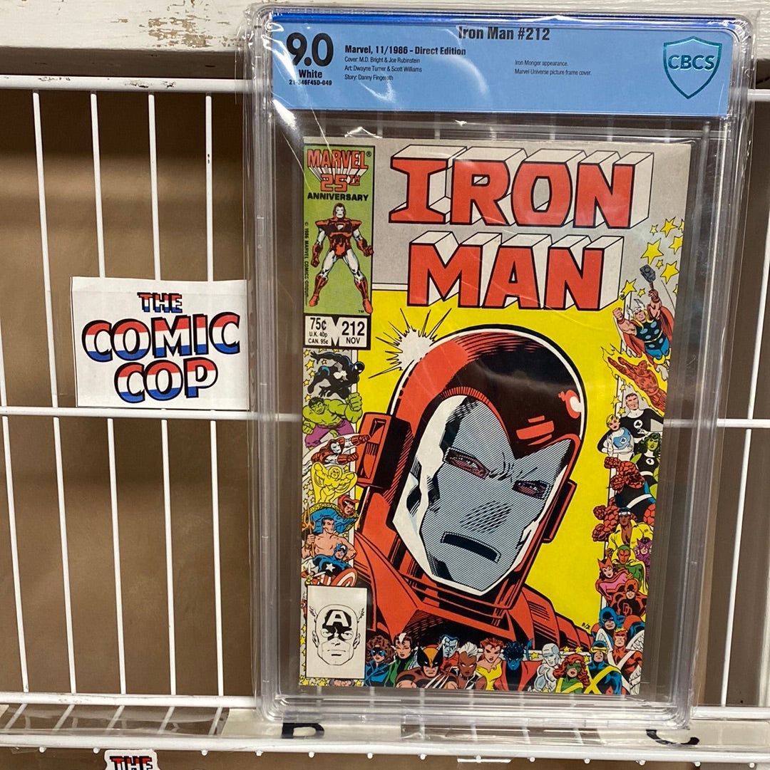 Iron Man #212 CBCS 9.0